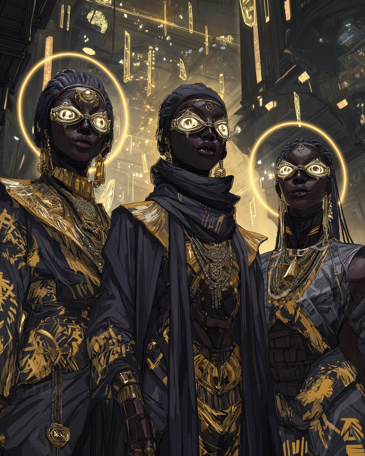 Eyes of Trust faction emblem — open visual archive record