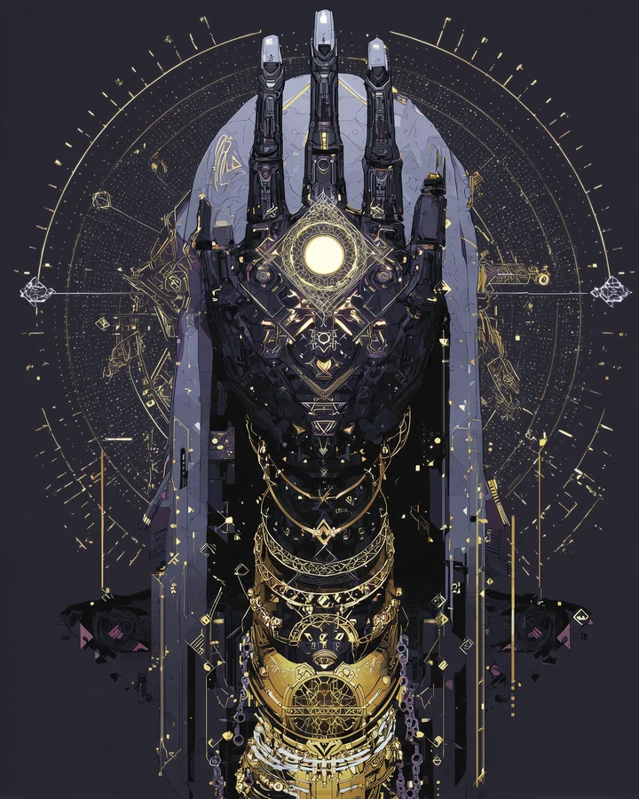 Veiled Hand of the Outer Tribunal faction sigil — open visual archive record